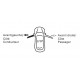 Mecanisme leve vitre électrique,avant gauche,AUDI A3 05/2003-